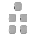 thumbnail image 1 of QualitChoice HAWEEL Cable Organizer Portable Reusable Mini Nylon Mesh Elastic Ring Data Line Charger Pen Storage Bag Travelling Case Grey 5Set, 1 of 6