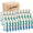 Assorted, variant on Arkwright California Cabana Stripe Beach Towel Bulk - Case of 24, Large Soft Quick Dry Cotton Terry Towels Set for Pool, Swim, and Hot Tub, Oversized 30 x 70 in, Grey
