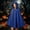 Blue, variant on JOANKDMI Womens Hooded Cloak Halloween Costume Cape with Elven Leaf Necklace Leather Buckle Mid-Length for Renaissance Medieval Cosplay Fantasy Party Dress Up