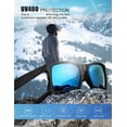 thumbnail image 2 of Lunettes de Soleil Polarisées pour Hommes Femmes Classique Noir Mat Protection UV Lot de 3, 2 of 4