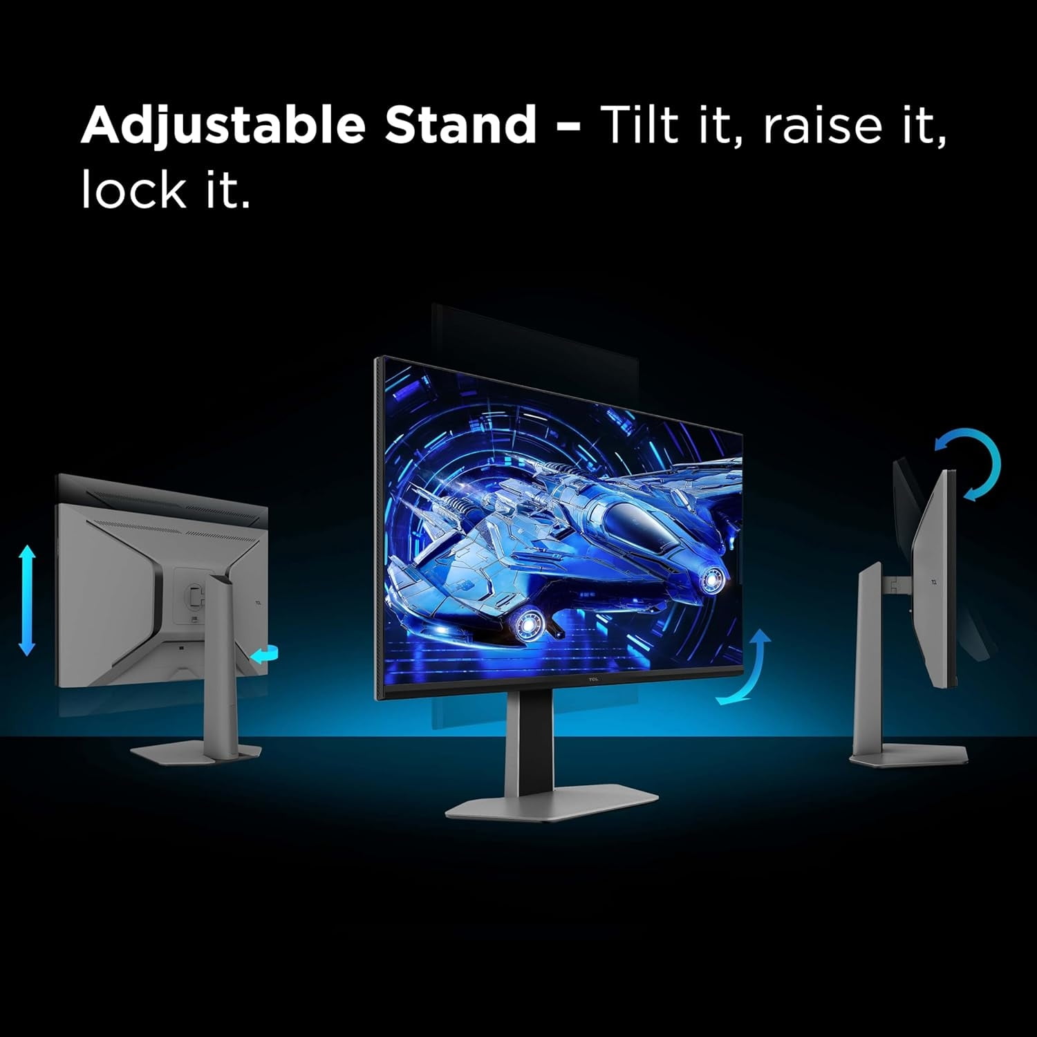 Restored TCL 32” G64 Series QHD HDR QD-Mini LED Gaming Monitor, 180Hz Refresh Rate, LD336 Precise Dimming Series, HDR600 Brightness, 1ms, AMD FreeSync (Refurbished)