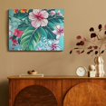 thumbnail image 4 of Fenyluxe Flowers Print On Canvas Wall Decor Ready To Hang Home Art Decor Made In America 16x12in, 4 of 6
