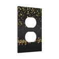 thumbnail image 6 of Zufioo Happy New Year Print Switch Wall Plate, Dustproof and Heat-resistant Decorative Wall Switch Cover, Suitable for Residential and Commercial Areas-Mid-size, 6 of 8