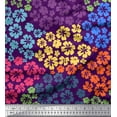 thumbnail image 1 of Soimoi Rayon Fabric Artistic Flower Print Fabric by the Yard 42 Inch Wide, 1 of 1