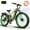 Green, variant on ESKUTE C300R Electric Bike for Adults, 32MPH High-Speed 1500W Motor, 80-Mile Range 48V 20.8Ah Battery, 26"x4.0" Fat Tire Ebike, Full Suspension, 8-Speed Green, UL2849