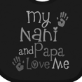 thumbnail image 4 of Inktastic Nani and Papa Love Me Boys or Girls Baby Bib, 4 of 4
