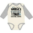 thumbnail image 3 of Inktastic I'm the World's Cutest Tax Deduction Blue Hearts Boys or Girls Long Sleeve Baby Bodysuit, 3 of 5