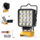 thumbnail image 1 of Luz de trabajo LED Azocek, 48 W, 4800 LM, batería inalámbrica de 20 V, 1 of 8