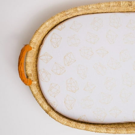 Gold Diamonds Changing Pad Cover