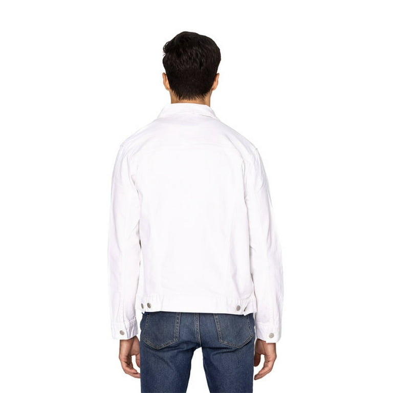 Walmart white cheap denim jacket