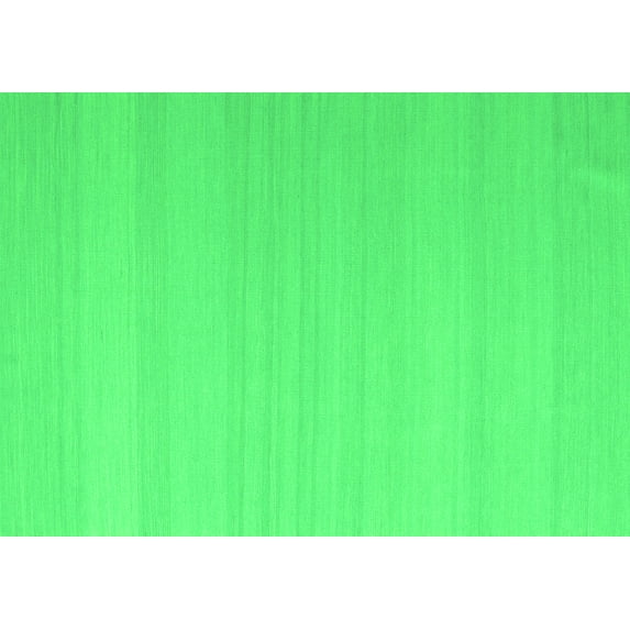 Ahgly Company Indoor Rectangle Abstract Green Contemporary Area Rugs, 4' x 6'
