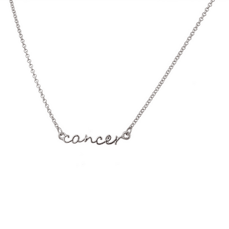 accessories cancer zodiac silver lux horoscope necklace sign walmart