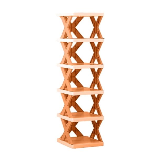 Estantes para Zapatos Injueey ABS Naranja 6 Capas
