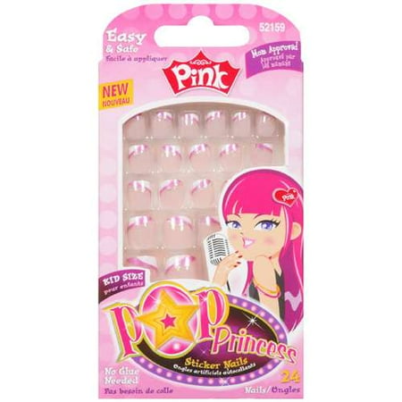 Pink: Pink and White Curve Pop Princess, 1 ct