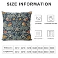 thumbnail image 6 of Acheng William Pimpernel Morris Throw Pillow Covers Set of 2 Aesthetic Pillow for Bedroom Decorative Pillowcase Home Decor Living Room Cushion Case for Bed Sofa Couch White, 6 of 6