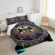 thumbnail image 4 of Juego de Cama de Acuarela con Planta Rústica para Niñas, 4 of 6