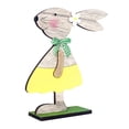 thumbnail image 1 of Conejito De Madera De Pascua Decoración De Mesa Lindos Adornos Artesanales De Madera De Pascua Para La Decoración Del Hogar Y La Oficina Kearding HA039441-01, 1 of 6