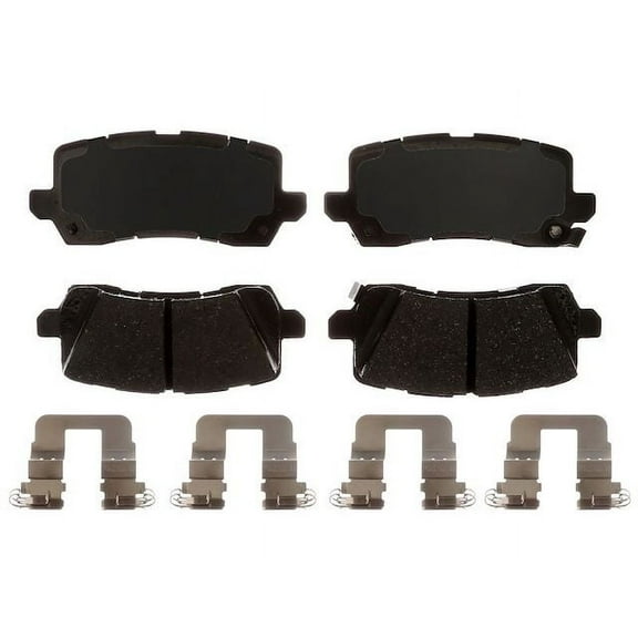 Rear Brake Pad Set - Compatible with 2018 - 2020 Honda Odyssey 2019