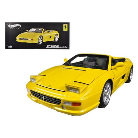 Hot wheels BLY35 Ferrari F355 Spider Convertible Yellow Elite