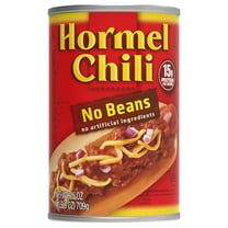 HORMEL Chili No Beans Canned Chili, Shelf-Stable, 25 oz Steel Can