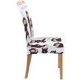 thumbnail image 3 of FMSHPON Ninja in Different Poses Stretch Chair Cover Protector Seat Slipcover for Dining Room Hotel Wedding Party Set of 4, 3 of 6