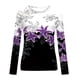thumbnail image 4 of Pntutb Mujer Casual Cuello Redondo Manga Larga Impreso Camisa Suelta Blusa tops Pntutb Pntutb-7395, 4 of 5