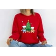 thumbnail image 4 of Moonlight Apparel Bluey Christmas Sweatshirt for Women & Men Holiday Crewneck Pullover Funny Bluey and Bingo Christmas Tree Graphic Top Gift, 4 of 6