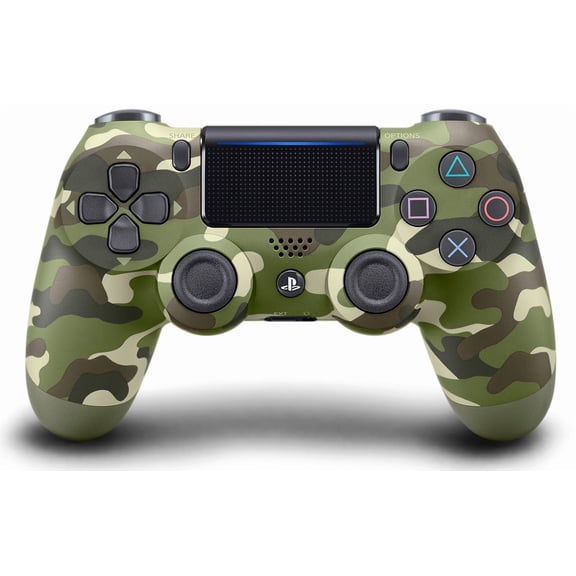 Pre-Owned Sony (CUH-ZCT2U) PlayStation 4 PS4 Dual shock Wireless / USB Control -NEW- Green Camouflage
