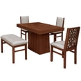 thumbnail image 1 of Comedor 3 Sillas 1 Banca Rory - Nogal, 1 of 1