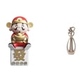thumbnail image 1 of Estatua de abrazados, ideal para año Nuevo y aniversarios. Figura decorativa para estantería o mesa., 1 of 8