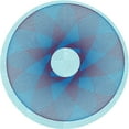 thumbnail image 1 of Ahgly Company Machine Washable Indoor Round Transitional Windows Blue Area Rugs, 7' Round, 1 of 7