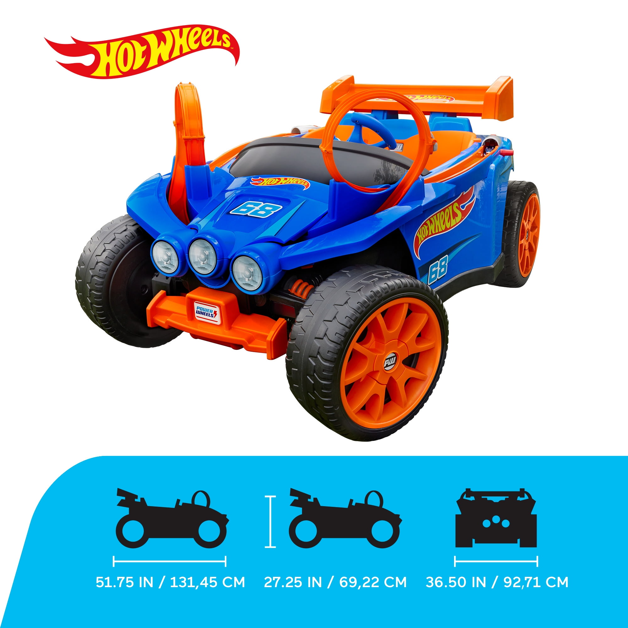 Battery-Powered Hot Wheels Racer Ride-On with Toy UK Ubuy