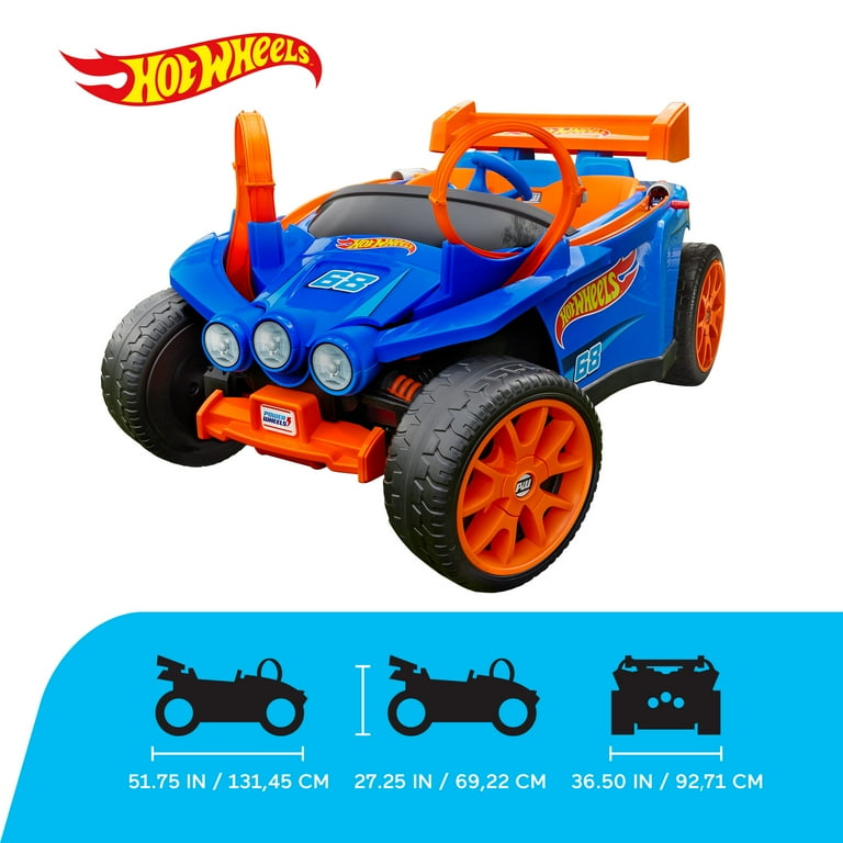 Power Wheels Hot Wheels Racer, 12V Battery-Powered Ride-on, Max