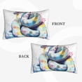 thumbnail image 4 of Fotbe Watercolor Snake Pillow Cases - Envelope Closure - Luxury, Extra Soft, Cooling Pillow Covers - Wrinkle, Fade, Stain Resistant-20"x30", 4 of 8