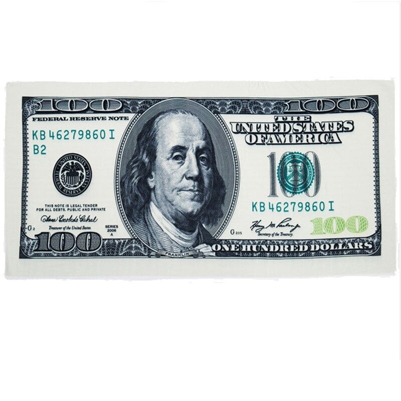 dollar bill towel