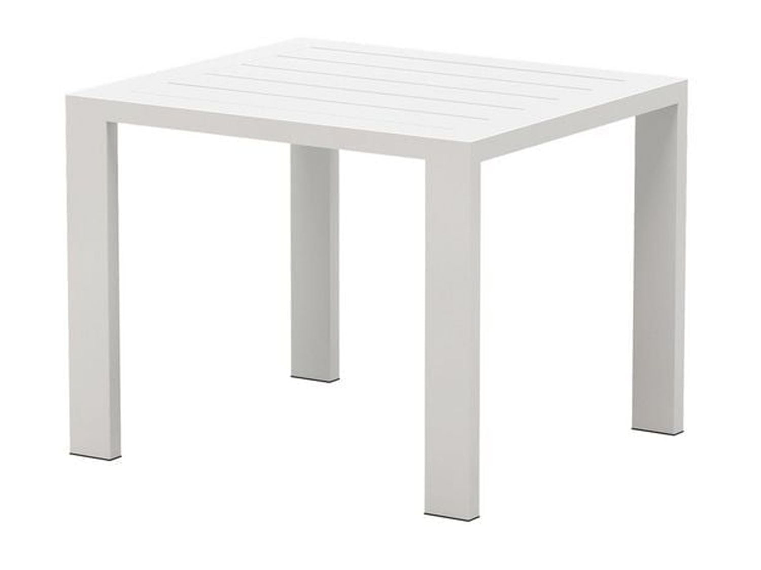 Ensemble Bistro Bern en Aluminium, Blanc