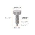 thumbnail image 2 of Spring Plunger with Knurled Handle M10*1.25 Pin Dia.5mm Release Pins Stainless Steel Non-Locking, 2 of 5