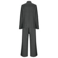 thumbnail image 2 of Roncen Women Suits 2 Piece Set Work Professional Ladies Long Sleeve Pant Suits, 2 of 6