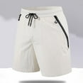 thumbnail image 2 of Dagugfen Mens Shorts Summer Drawstring Elastic Waist Loose Lightweight Casual Workout Running Shorts, 2 of 5