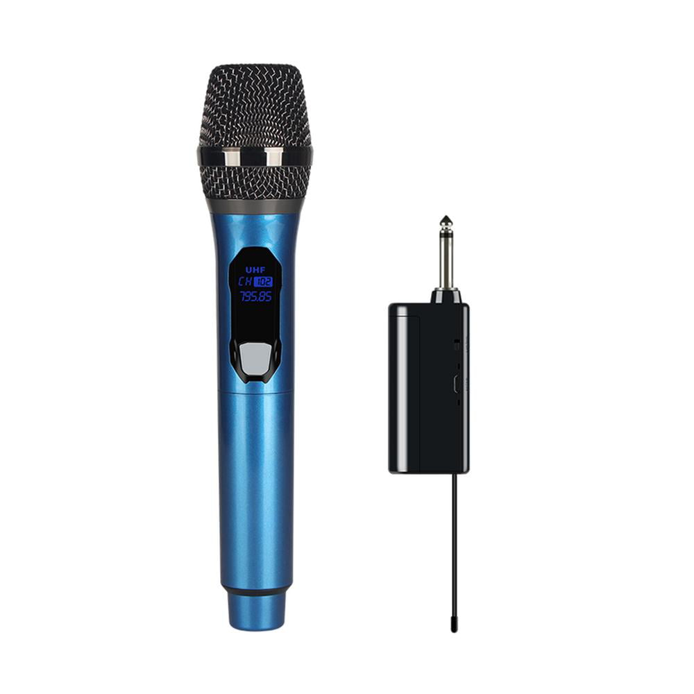 Wireless Handheld UHF Microphone Dynamic Mic Audio Vocal Sound Kaoraoke Studio 