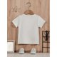 thumbnail image 2 of Kids' "Promoted to Big Brother Digging It!" Print T-Shirt, Casual Crew Neck Short Sleeve Top, Polyester 100% Knit Fabric, Regular Fit for Boys, Spring/Summer/Fall Fashion, 2 of 6
