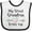 White and Black, variant on Inktastic My Great Grandma Loves Me Heart Great Grandchild Boys or Girls Baby Bib