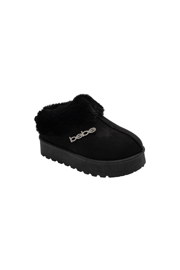 Girls Slippers  Platform House Shoes with Faux Fur Lining, Cozy Winter Slippers for Little Kid/ Big Kid