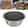 thumbnail image 4 of Charcoal Grill, Round Charcoal Grill Small Portable  For Hiking, 4 of 8