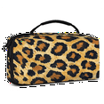thumbnail image 2 of Herdesigns Leopard Print Carry Case Compatible with Nintendo Switch 2, with 20 Game Card Slots, Wild Animal Cheetah Skin Pattern Portable Travel Carrying Case Pouch for Accessories & Games, 2 of 8