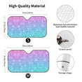 thumbnail image 3 of Disketp Windshield Sun Shade, Car Sun Shade For Front Window Multicolor Glitter Sunshades Sun Visor Protector Blocks Uv Rays Foldable, 3 of 9