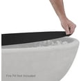 thumbnail image 5 of Real Flame Riverside Large Oval Steel Burner Lid, Black - Weather, Sun & Rust Resistant - Compatible with Riverside 58" Oval Fire Pit Bowl, 5 of 7