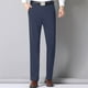 thumbnail image 5 of Pantalones largos informales para hombre: sin arrugas, con forro polar, poliéster, para todas las estaciones, informales/de negocios, tallas reales, tallas S-XXXL, fáciles de combinar con camisetas., 5 of 8