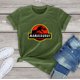 thumbnail image 3 of Camiseta unisex 100 % algodón con diseño de dinosaurio T Rex Mamasaurus, mamá Saurus, familia a juego, camiseta novedosa para mujer, regalo para mamá, 3 of 5