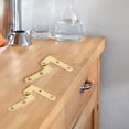 thumbnail image 3 of CRAFTHROU 4Sets Hidden Door Hinges Copper Alloy for Furniture Smooth Noise Free Rotation, 3 of 5